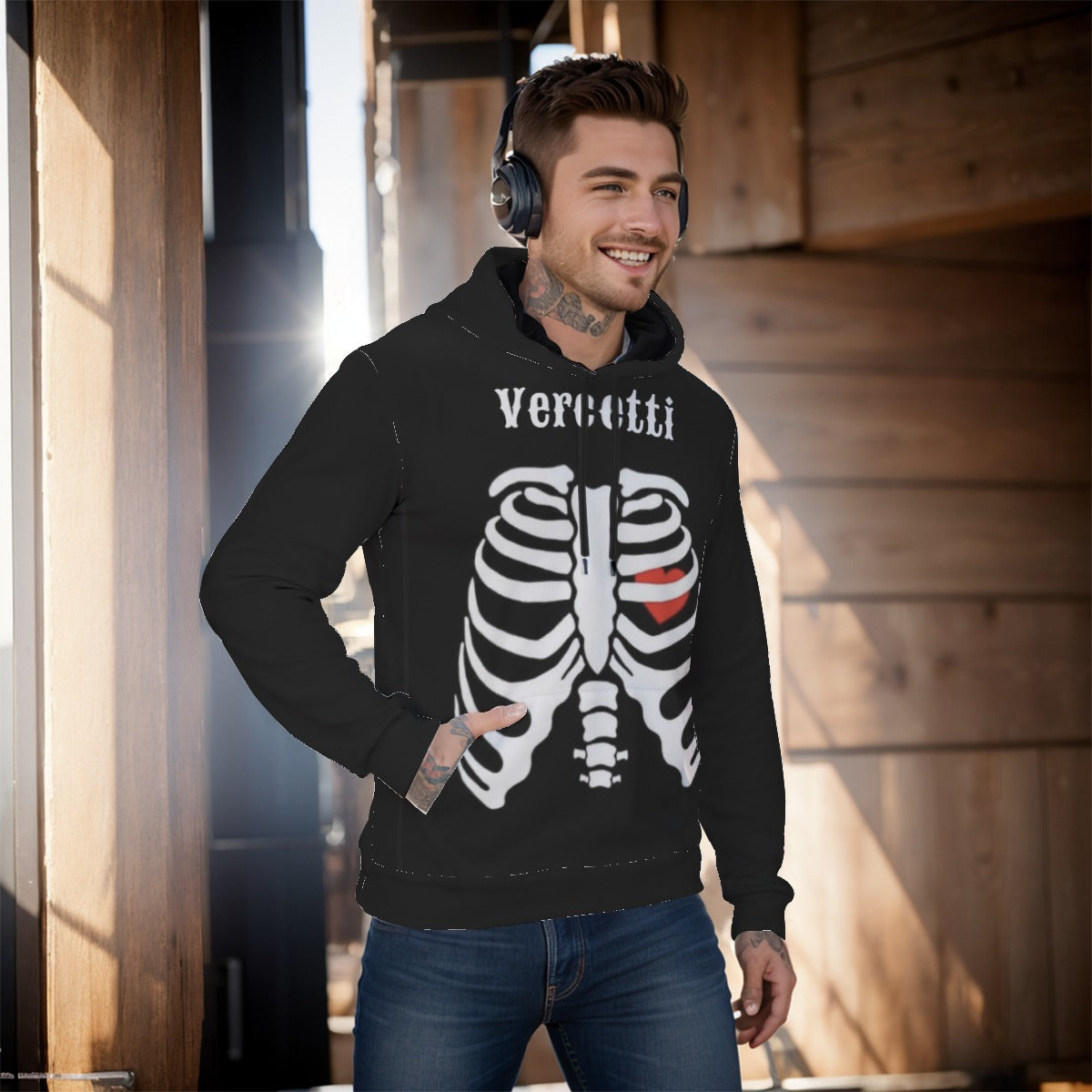 Vercetti Skull Hoodie