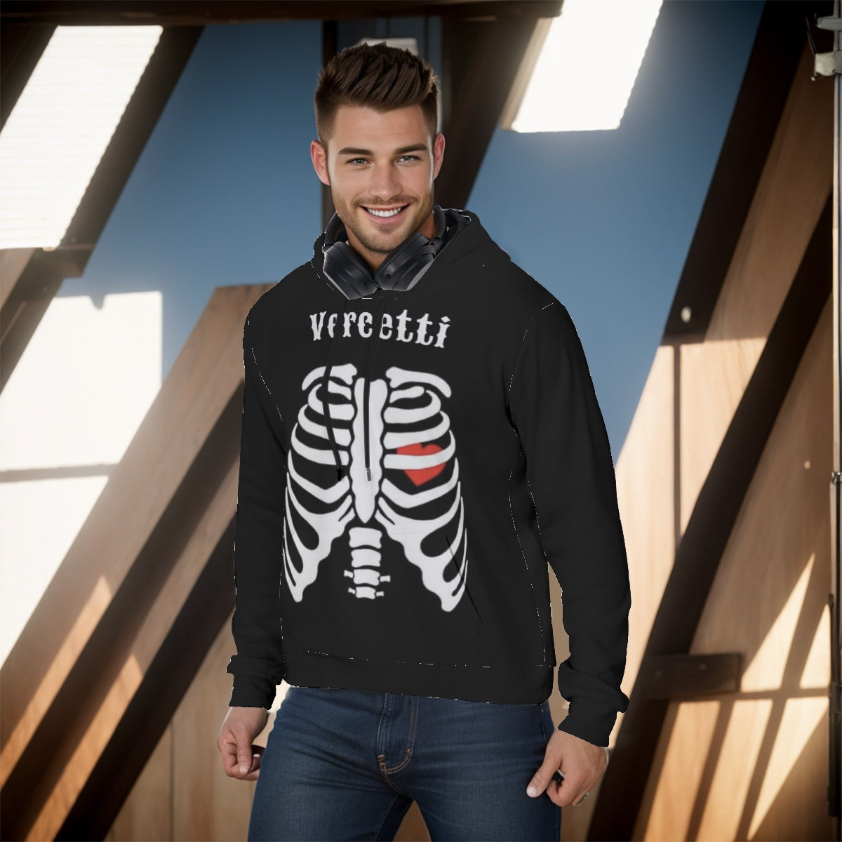 Vercetti Skull Hoodie